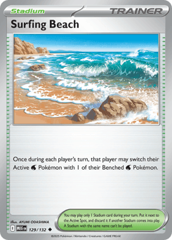 Surfing Beach · Reverse Holofoil