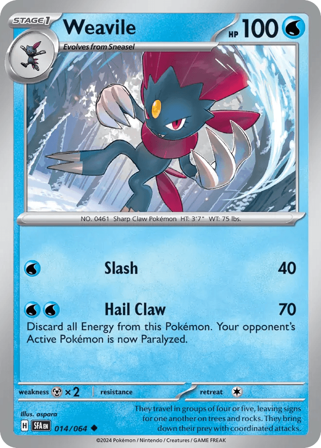 Weavile · Reverse Holofoil