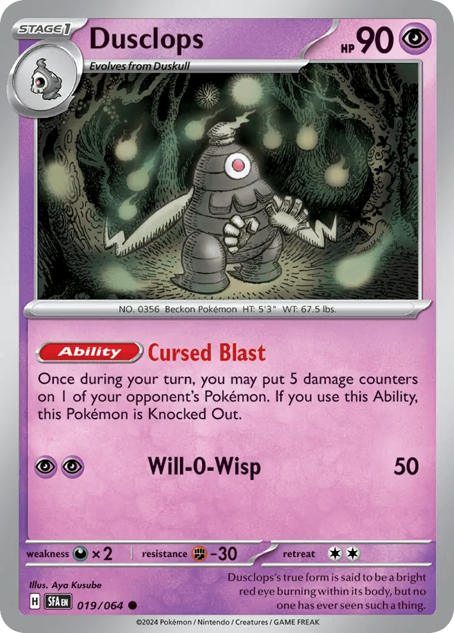 Dusclops · Reverse Holofoil