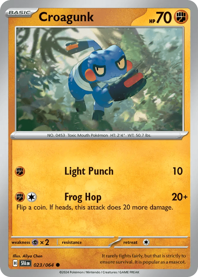 Croagunk · Reverse Holofoil