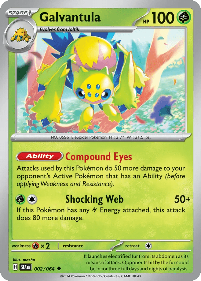 Galvantula · Reverse Holofoil