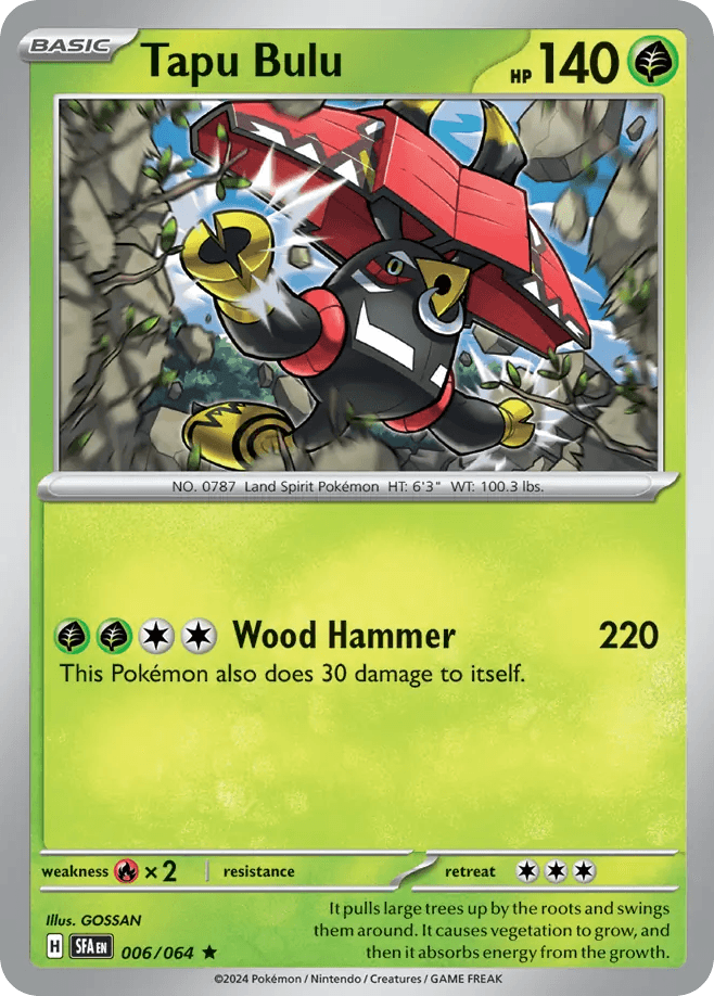 Tapu Bulu · Reverse Holofoil