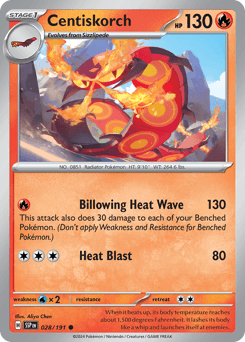 Centiskorch · Reverse Holofoil