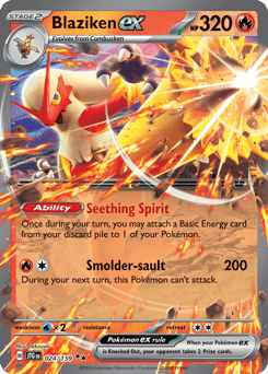 Blaziken ex · Holofoil