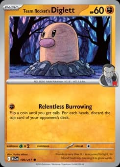 Team Rocket's Diglett