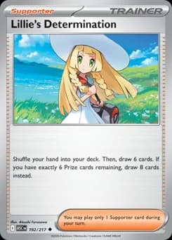 Lillie's Determination · Reverse Holofoil