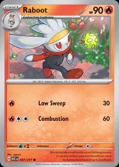 Raboot · Reverse Holofoil (Energy Symbol)
