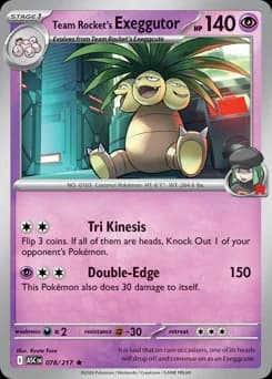 Team Rocket's Exeggutor · Holofoil