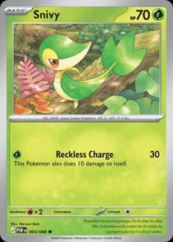 Snivy · Reverse Holofoil