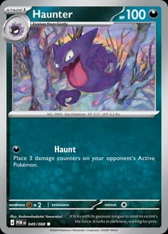 Haunter · Reverse Holofoil