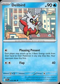 Delibird · Reverse Holofoil
