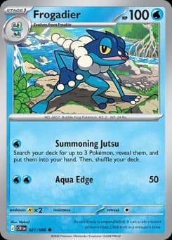 Frogadier · Reverse Holofoil
