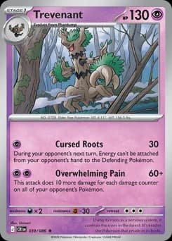 Trevenant · Reverse Holofoil