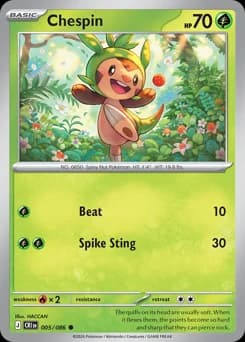 Chespin · Reverse Holofoil