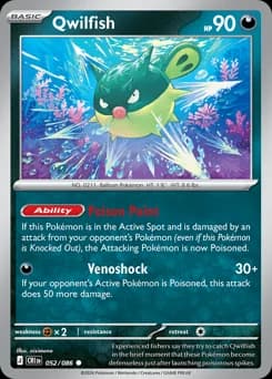 Qwilfish · Reverse Holofoil