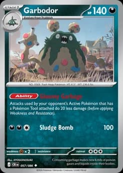 Garbodor · Reverse Holofoil