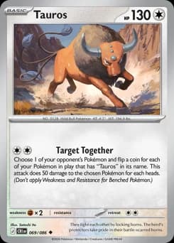 Tauros · Reverse Holofoil