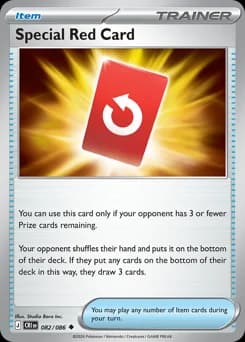 Special Red Card · Reverse Holofoil