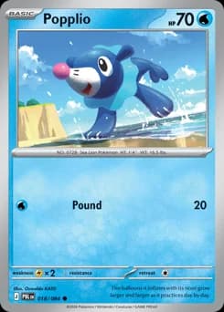 Popplio · Reverse Holofoil